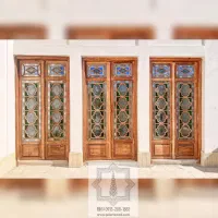 ساخت درب و پنجره سنتی چوبی|مصالح و تجهیزات ساختمان|برخوار, |دیوار