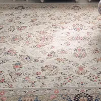 دو تخته فرش ۱۲ متری ماشینی گل برجسته