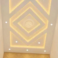 سفید کاری و زیر کاری و نور پردازی|خدمات پیشه و مهارت|خورموج, |دیوار