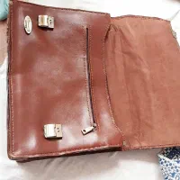 کیف دست دوز چرم گاو نو|کیف، کفش، کمربند|شاهین‌شهر, فردوسی|دیوار