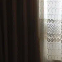 پرده دوعددشال باچوپ پرده|پرده، رانر، رومیزی|قروه, |دیوار