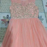 لباس مجلسی مروارید دوزی دامن تور|لباس|قرچک, پارس سرام|دیوار