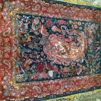 فرش تمام ابریشم زرع ونیم|فرش|گلبهار, شهر جدید گلبهار|دیوار