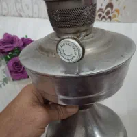 چراغ گردسوز نفتی قدیمی تمام برنجی سالم و روشن|کلکسیون اشیاء عتیقه|تهران, آسمان|دیوار