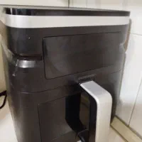 سرخ کن و ست چراغ و ساعت چوبی