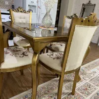 میز غذا خوری ۴ نفره|میز و صندلی غذاخوری|پیر بکران, |دیوار