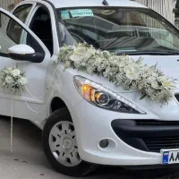 گلفروشی گل کاری ماشین عروس سه پایه گل ختم و...