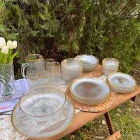 سرویس آشپزخانه ۳۳ پارچه سولو لب طلایی