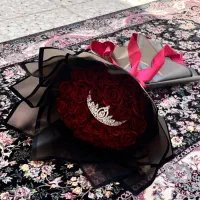 انواع دسته گل روبانی