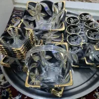 سرویس پزیرایی کریستال(۳۲پارچه)سوگا ژاپن اصل|ظروف سرو و پذیرایی|قم, حنیف نژاد|دیوار