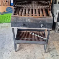 باربیکیو گازی و ذغالی با صفح گریل چدنی