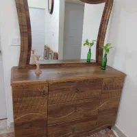 تختخواب دو طبقه. آینه و کنسول. تشک. بالش. مبل|تخت و سرویس خواب|کرمانشاه, |دیوار