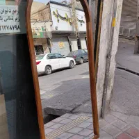 آینه گنبدی دفرمه پنجره ای چوب راش