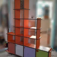 کتابخانه پازلی ۱۶۰ در ۱۸۰ ام دی اف