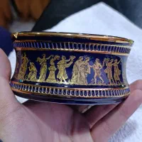 زیرسیگاری طلای ۲۴ عیار  با طرح اساطیر یونان