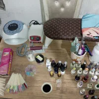 فروش لوازم کاشت ناخن در حد نو