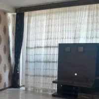 پرده پذیرایی توری همراه با والان و زیر پرده