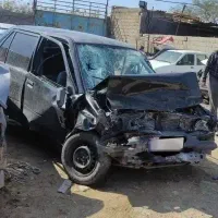 پراید نسیم تصادفی