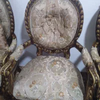 مبل استیل چوب گردو