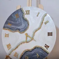 ساعت دیواری رزینی