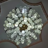 لوستر برنز 8 شاخه|لوستر و چراغ آویز|پردیس, فاز ۳|دیوار