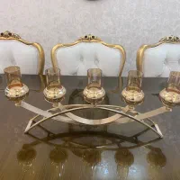 جاشمعی(شمعدان) ۵ شعله رنگ ثابت|صنایع دستی و سایر لوازم تزئینی|اهواز, پادادشهر|دیوار