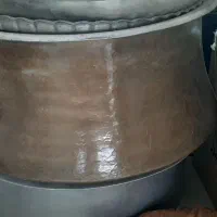 دیگ مسی دست دو و قدیمی|صنایع دستی و سایر لوازم تزئینی|یزد, |دیوار