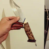 چاقو شکاری و کمپ