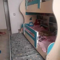 تخت دوطبقه نوجوان  سالم با دو تشک طبی فنری سالم|تخت و سرویس خواب|تهران, زهتابی|دیوار