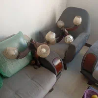 لوستر چوبی+،2 عدد آویز دیواری سالم سالم