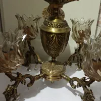 لوستر برنز ۴ شاخه ۸ شعله