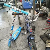 دوچرخه بچه گانه به همراه اسکوتر