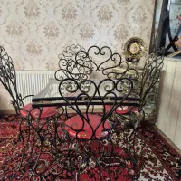 غذا خوری ۴ نفره فلزی