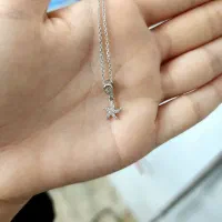 پلاک زنجیر طرح ستاره نقره اصلی|بدلیجات|کرمانشاه, |دیوار