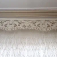 پرده تمیزبه همراه کتیبه|پرده، رانر، رومیزی|سرخنکلاته, |دیوار