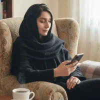 کار در خانه فقط خانم ها با موبایل