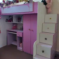 تخت دو طبقه دخترانه