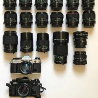 دوربین عکاسی آنالوگ کانن Canon AE-1 PROGRAM 50/1.8|دوربین عکاسی و فیلم‌برداری|تهران, سهروردی|دیوار