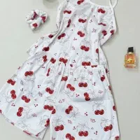 لباس خواب سه تیکه ساتن