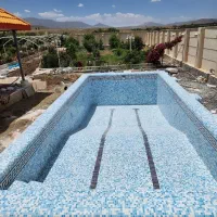 اجرای کامل استخر و لوله کشی UPVC  موتور خانه ابندی