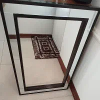 آینه قاب دار چوبی