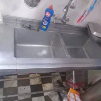 سینک دو لگن صنعتی