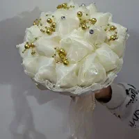 دسته گل عروس|گل مصنوعی|جلین, |دیوار