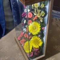 باکس گل خشک ام دی اف|گل مصنوعی|کرمان, |دیوار