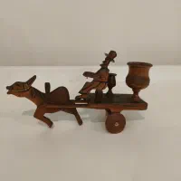 مجسمه چوبی گردو خراطی