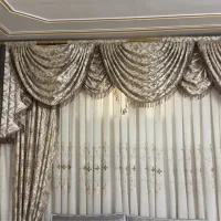 پرده حریر(یالان) در حد نو|پرده، رانر، رومیزی|سبزوار, باهنر|دیوار