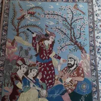 قالی چه دست باف ابریشم