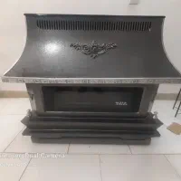 بخاری طرح شومینه در حد نو