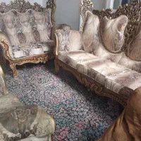 مبل ۷نفره سلطنتی در حد نو نصف قیمت