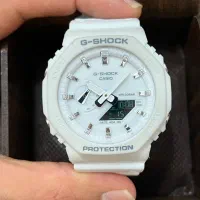 ساعت جیشاک سفید + دستبند رولکس